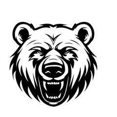 bear head logo