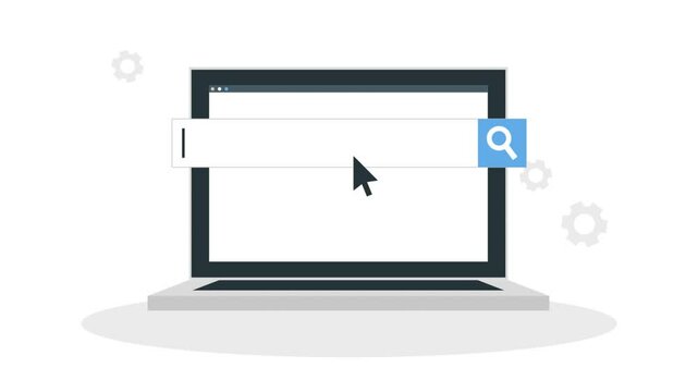 Click On Search Screen, Searching for information