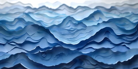 Obraz premium Paper cut designs that expresses inner emotions is suitable for use in designing projects or as illustrations.