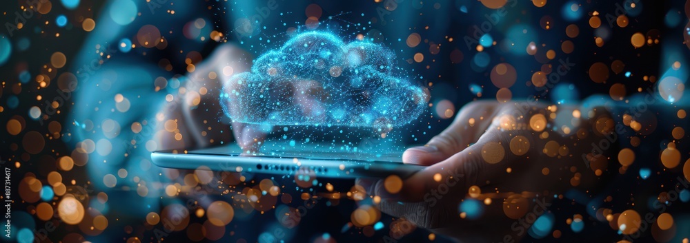 Poster Digital Cloud Computing on a Tablet