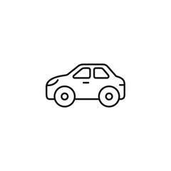 Car icon vector. EPS 10 editable vector