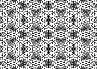 Ikat fabric abstract symbol aztec illustration6