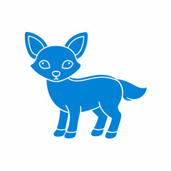 Fototapeta premium A animal silhouette vector style illustration