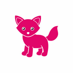 Obraz premium A animal silhouette vector style illustration