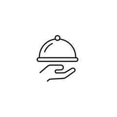 Food service icon vector. EPS 10 editable vector