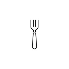 Fork icon vector. EPS 10 editable vector