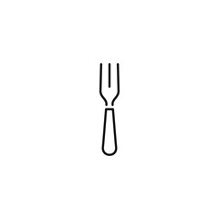 Fork icon vector. EPS 10 editable vector