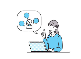 サポートセンター　カスタマーセンター　女性