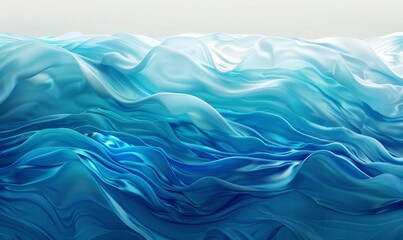 Abstract Textured Wallpaper: AI-Generated 4K Design with Fun Pool Water Waves, Perfect for Summer Family Gatherings and Children's Water Activities, Hand-Drawn Wave Details.