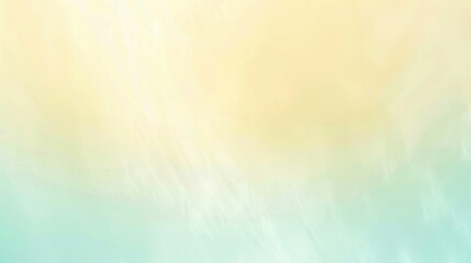 Obraz premium Serene Mint Green and Soft Yellow Gradient Minimalistic Background