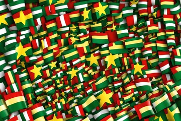 Fototapeta premium Senegal Flag background 