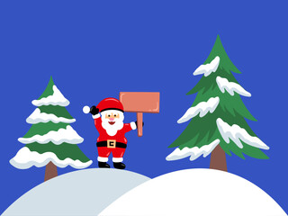 Christmas Day Snow Background Illustration