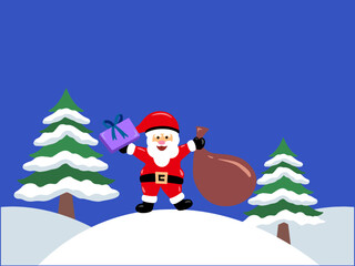 Christmas Day Winter Decoration Background