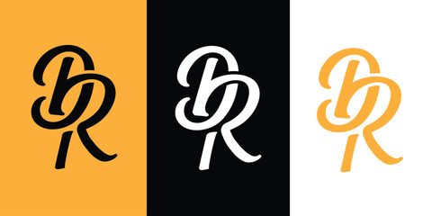 DR INITIAL LETTERING WORD SYMBOL LOGO BRAND IDENTITY CORPORATE BUSINESS PRESENTATION