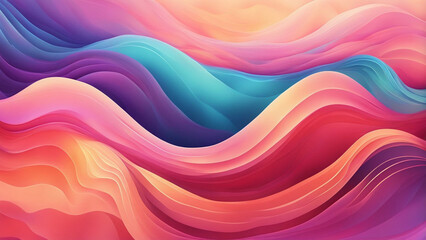 Obraz premium Serene Gradient Harmony