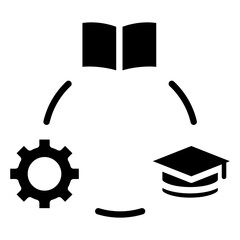 Adaptive Learning  Icon Element For Design