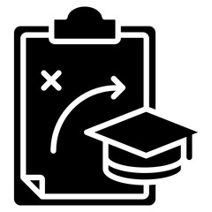 Educational Strategies  Icon Element For Design