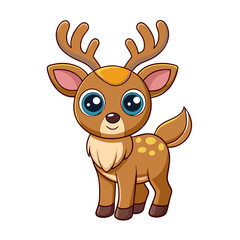 Reindeer cartoon illustration
