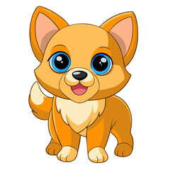 Dog cartoon illustration