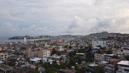 Photograph in residential area of ​​Acapulco Guerrero Mexico