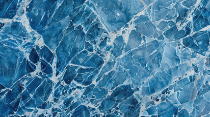 Obraz premium Detailed Blue Marbled Texture.