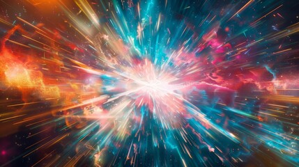 Abstract Light Burst.