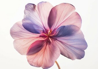 Close-Up of  Flower on White Background
