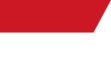 Waving Flag Illustration of Indonesian Independence
