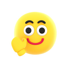 Waving Hand Character Emoji