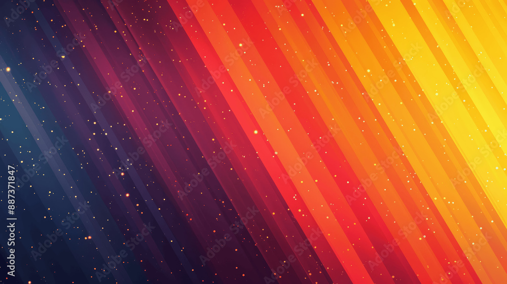 Poster yellow orange gradient background simple vector high detail minimal aesthetic colors copy space flat