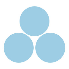 爽やかな三ツ星アイコン