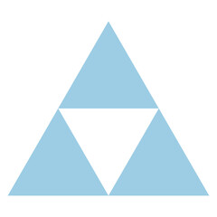 爽やかな三つ鱗アイコン