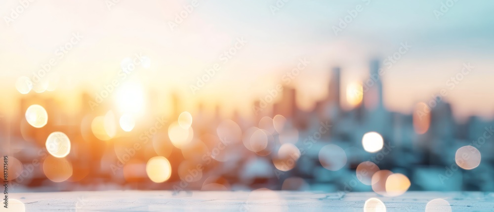 Canvas Prints buildings in the background, sun illuminating those in the foreground