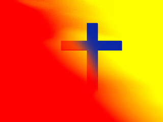 Cross christian god religion on sunset background, jesus church worship pray catholic grace christ, symbols christ love holy spiritual hope peach victory spirit meditation catholicism crucifix trush.