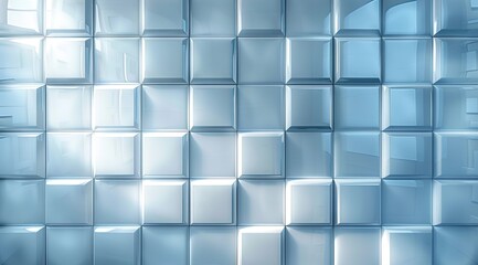 abstract blue cubes background