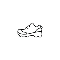 Hiking boot icon vector. EPS 10 editable vector
