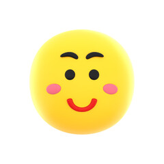 Fototapeta premium Smile Character emoji