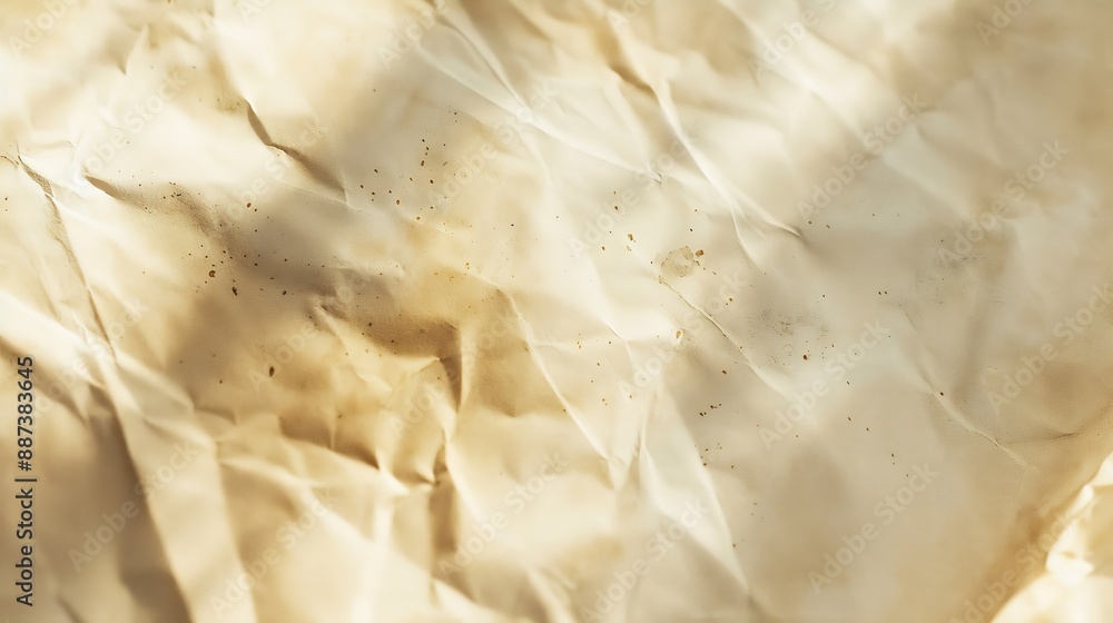 Aufkleber vintage background of old paper texture with spots isolated : generative ai
