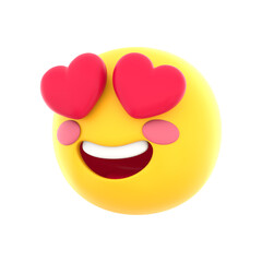 Falling in love emoji