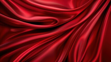 Obraz premium Rich, vibrant dark burgundy and red silk background with metallic bronze tones. Abstract, grungy design template with matte shimmer and foil effect.