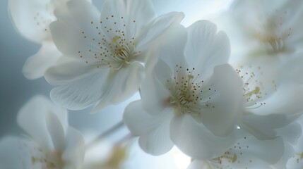 In spring the cherry blossoms are in full bloom : Generative AI