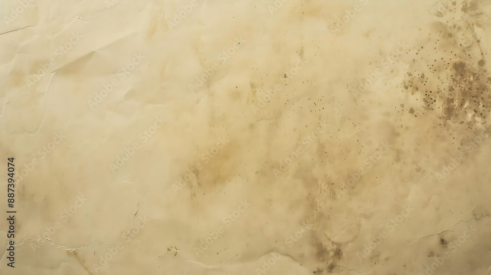 Aufkleber vintage background of old paper texture with spots isolated : generative ai