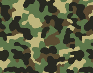 Camuflagem verde militar exercito © Cristian