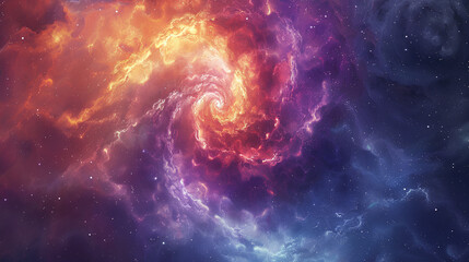 A breathtaking cosmic nebula swirls in vivid colors, creating an ideal abstract and wallpaper background, aiming to be a best-seller