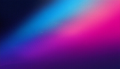 Obraz premium Vibrant Poster: Grainy Gradient Background with Purple, Blue, Pink, Black