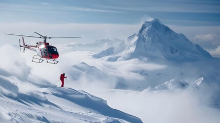 Skiing. Snowboarding. Extreme winter sports