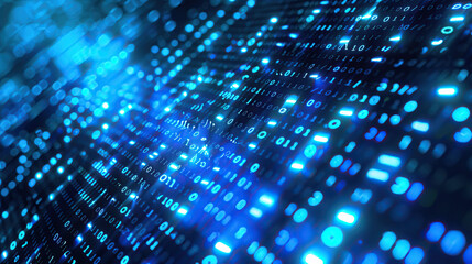 Obraz premium An abstract binary symbol