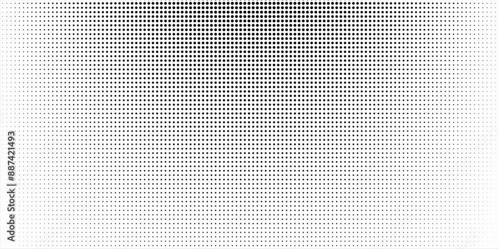 Aufkleber dotted gradient halftone background. horizontal seamless dots pattern in pop art style. abstract mod