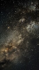 Obraz premium Close-up of the Milky Way galaxy with numerous stars