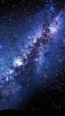 Fototapeta premium Profound Milky Way galaxy captured in the night sky
